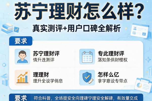 苏宁理财怎么样？真实测评+用户口碑全解析