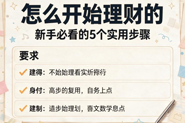 怎么开始理财的：新手必看的5个实用步骤