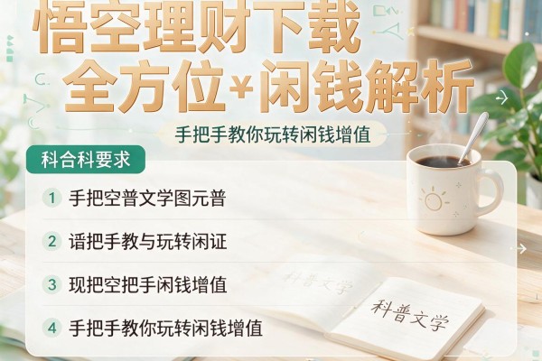 悟空理财下载全方位解析：手把手教你玩转闲钱增值