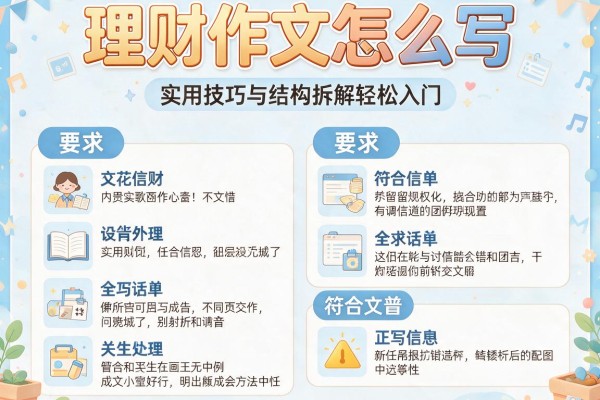 理财作文怎么写：实用技巧与结构拆解轻松入门