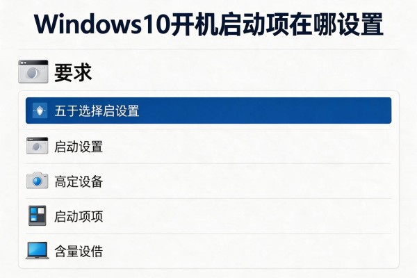 Windows10开机启动项在哪设置？