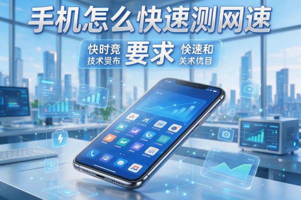 手机怎么快速测网速？