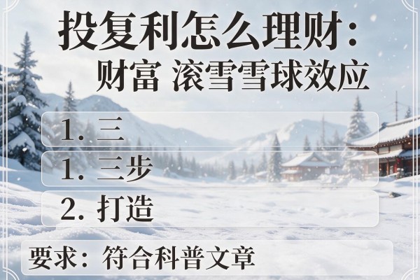 投复利怎么理财：三步打造财富滚雪球效应