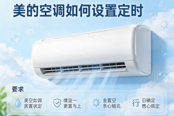 美的空调如何设置定时？