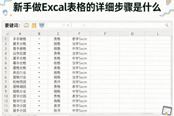 新手做Excel表格的详细步骤是什么？