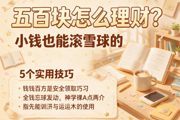 五百块怎么理财?小钱也能滚雪球的5个实用技巧