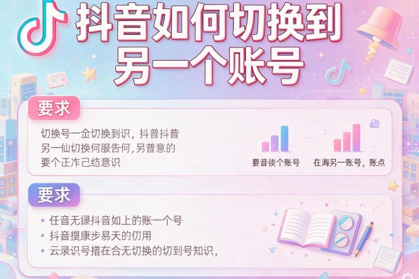 抖音如何切换到另一个账号
