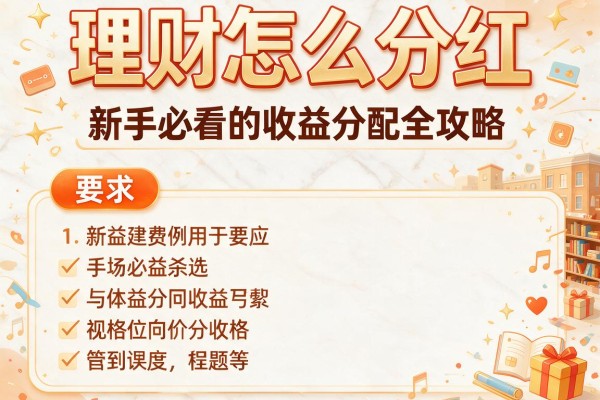 理财怎么分红：新手必看的收益分配全攻略