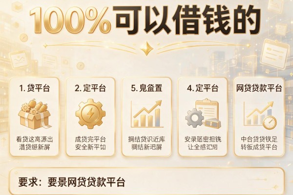 100%可以借钱的，分析五个网贷贷款平台