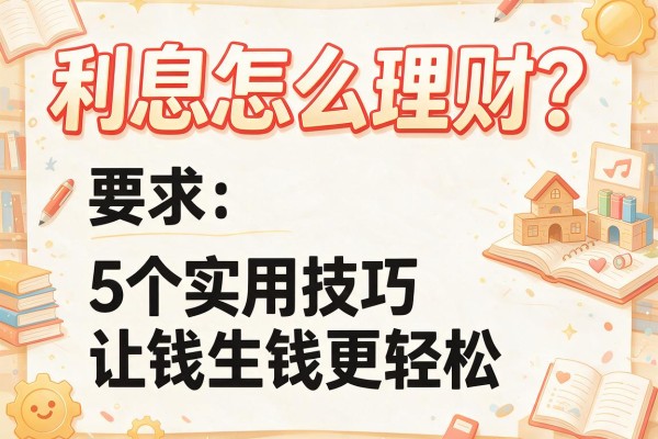 利息怎么理财？5个实用技巧让钱生钱更轻松