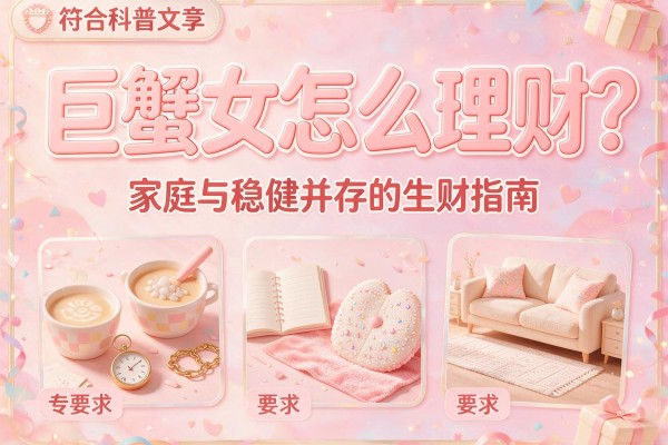 巨蟹女怎么理财？家庭与稳健并存的生财指南