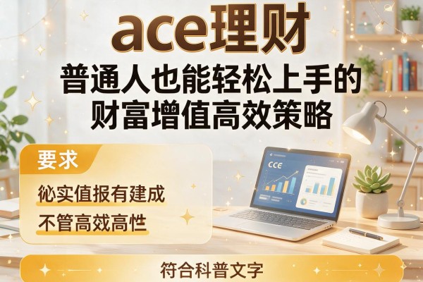 ace理财：普通人也能轻松上手的财富增值高效策略
