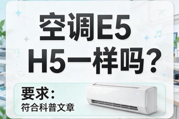 空调E5和H5一样吗？