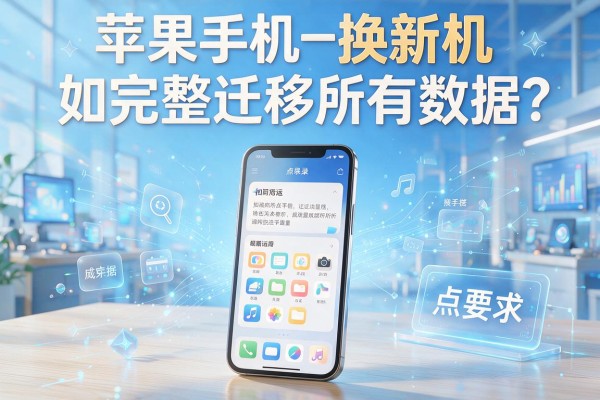 苹果手机换新机如何完整迁移所有数据？