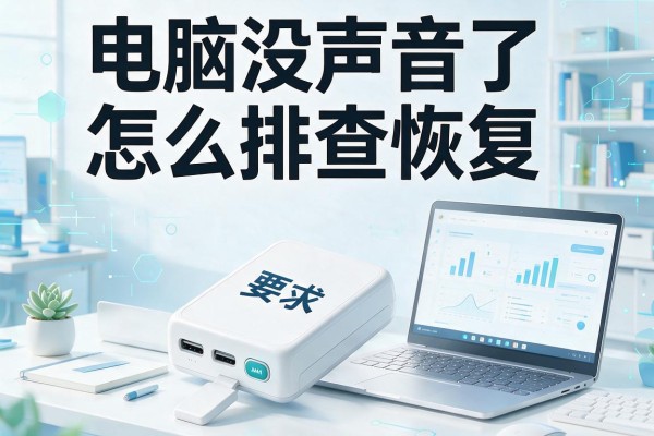 电脑没声音了怎么排查恢复？