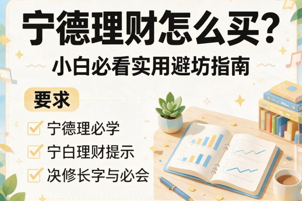 宁德理财怎么买？小白必看的实用避坑指南