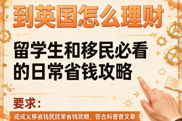 到英国怎么理财：留学生和移民必看的日常省钱攻略