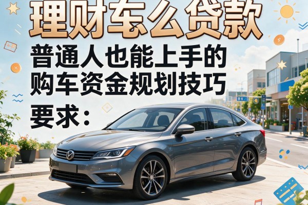理财车怎么贷款：普通人也能上手的购车资金规划技巧