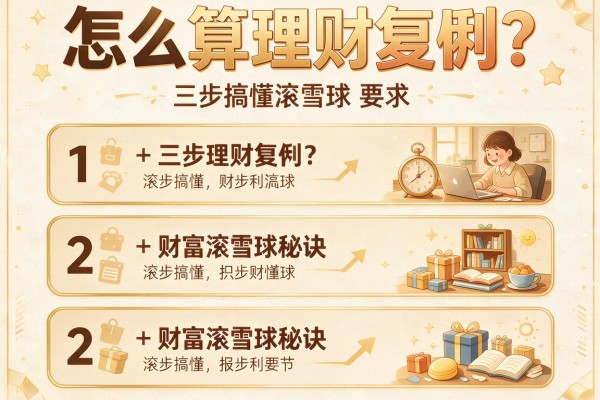怎么算理财复利？三步搞懂财富滚雪球秘诀