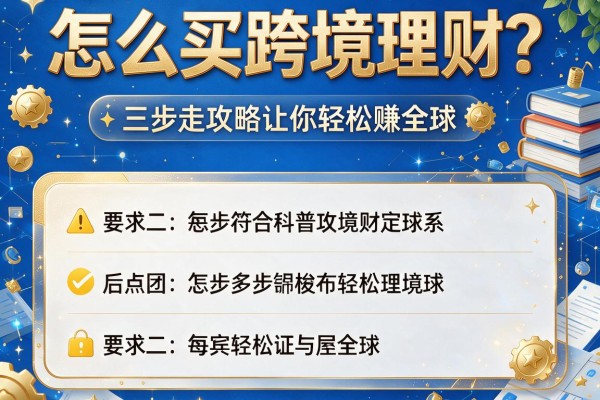 怎么买跨境理财？三步走攻略让你轻松赚全球