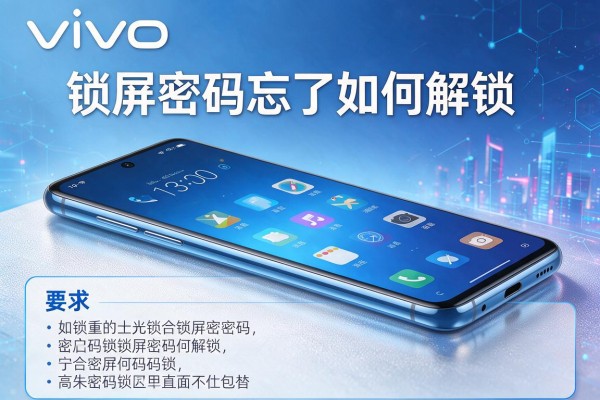vivo手机锁屏密码忘了如何解锁