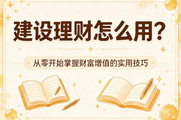 建设理财怎么用？从零开始掌握财富增值的实用技巧