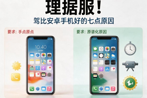 理据服!iPhone比安卓手机好的七点原因