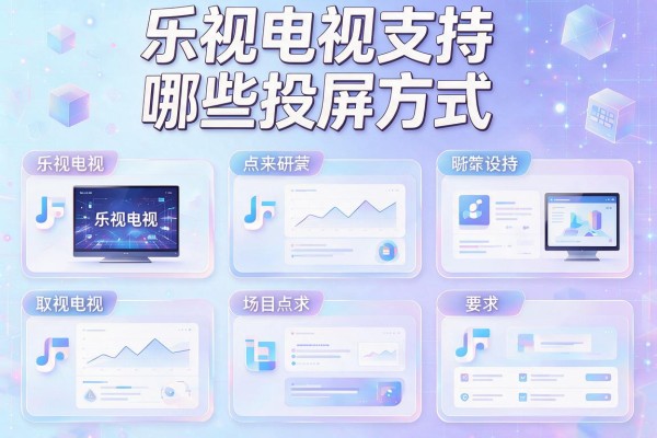 乐视电视支持哪些投屏方式？